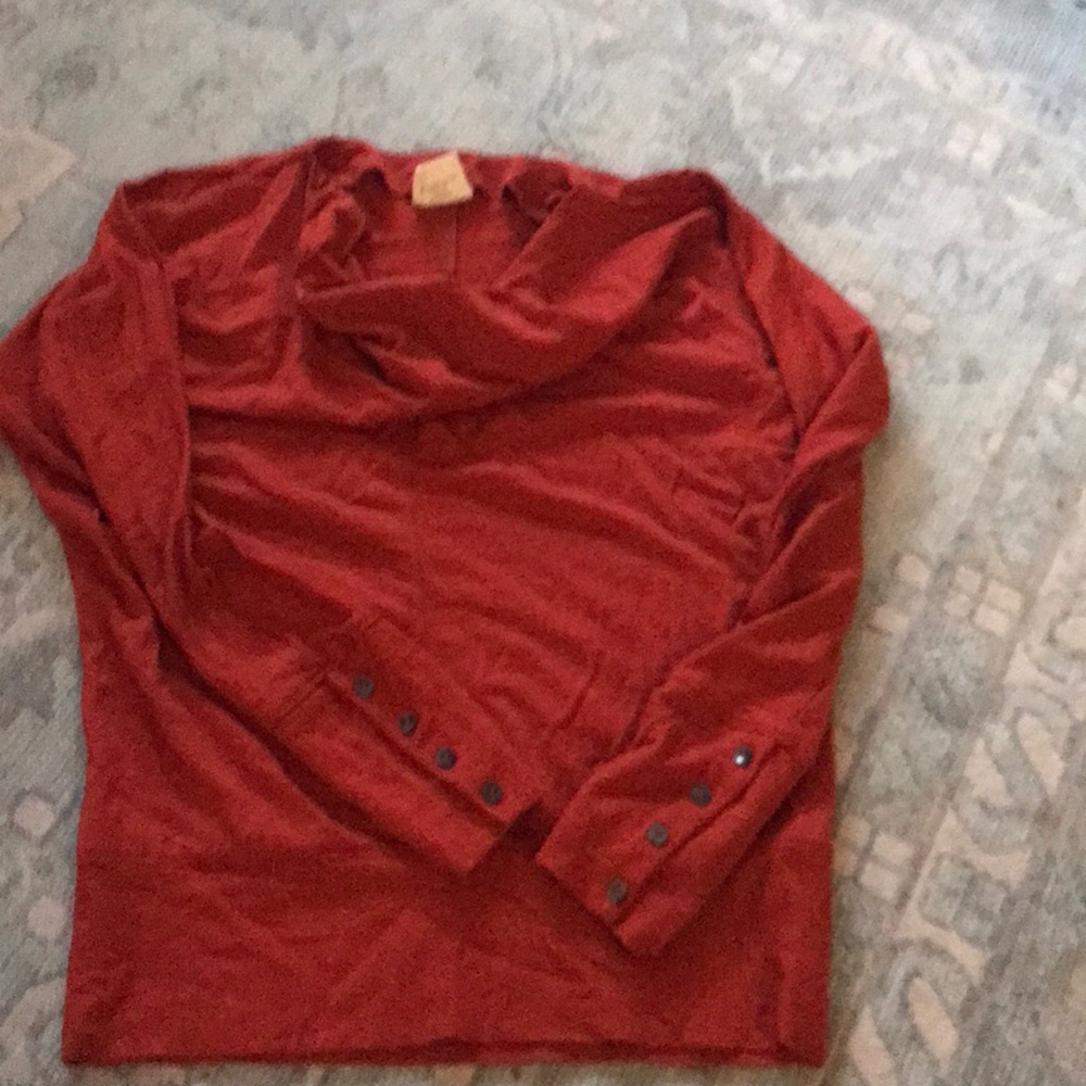 Ramblers way long sleeve cowl neck top